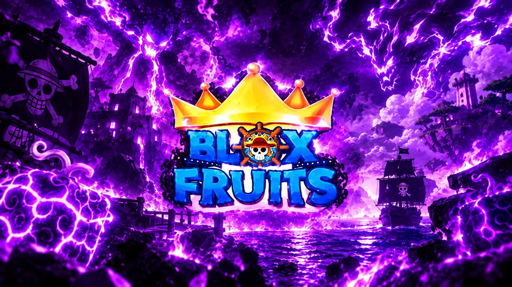Discovery splash banner for Blox Fruits Trading Server | Stocks & Helping Discord server