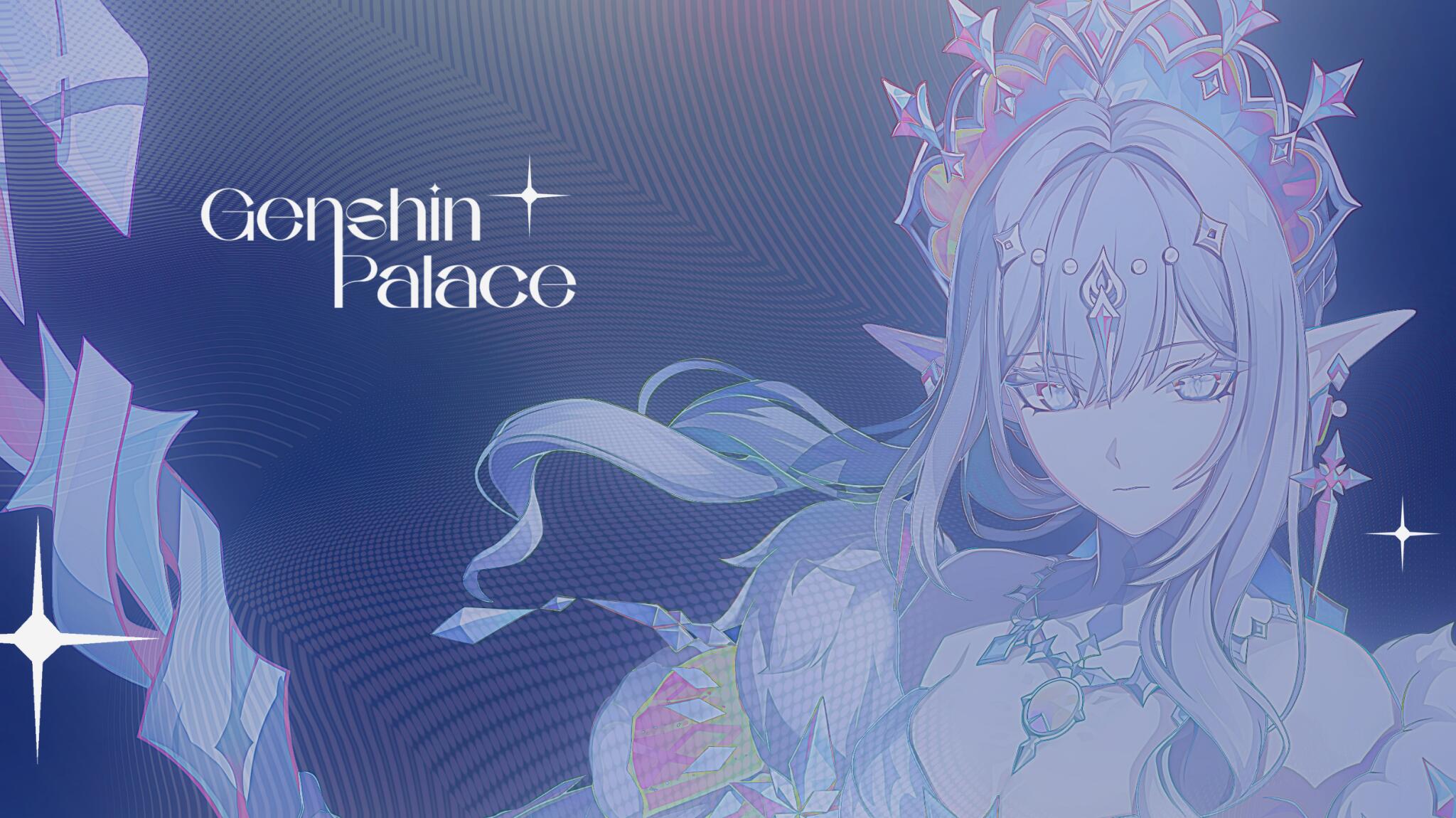 Discovery splash banner for Genshin Palace™ 𖥔❄ | Genshin Impact Discord server