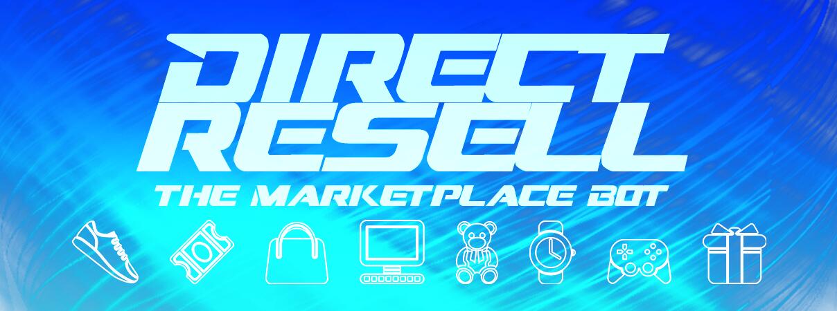 Discovery splash banner for Direct Resell Market-Bot Discord server
