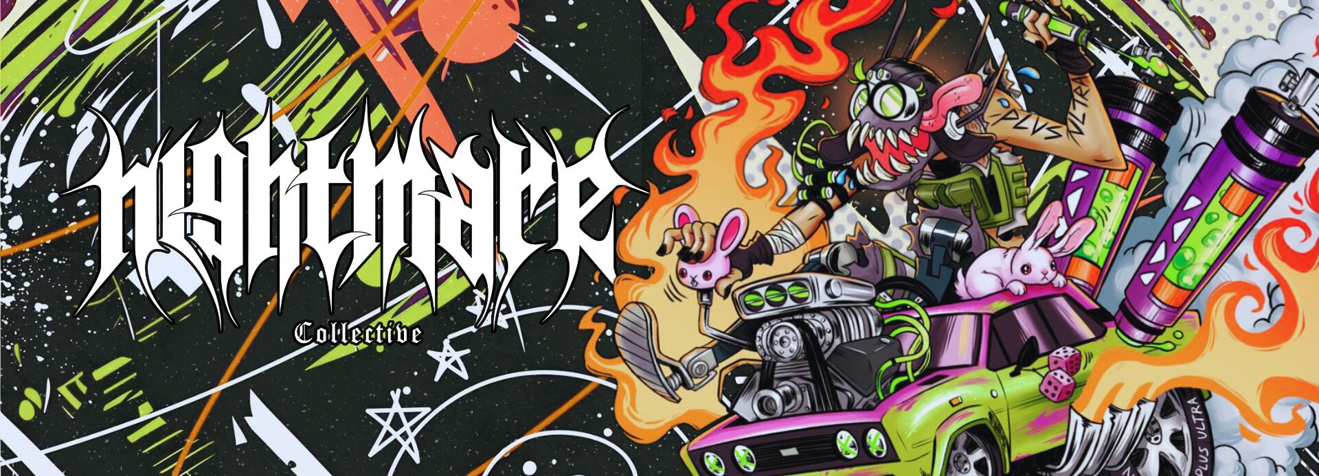 Discovery splash banner for Nightmare Collective Esports Discord server