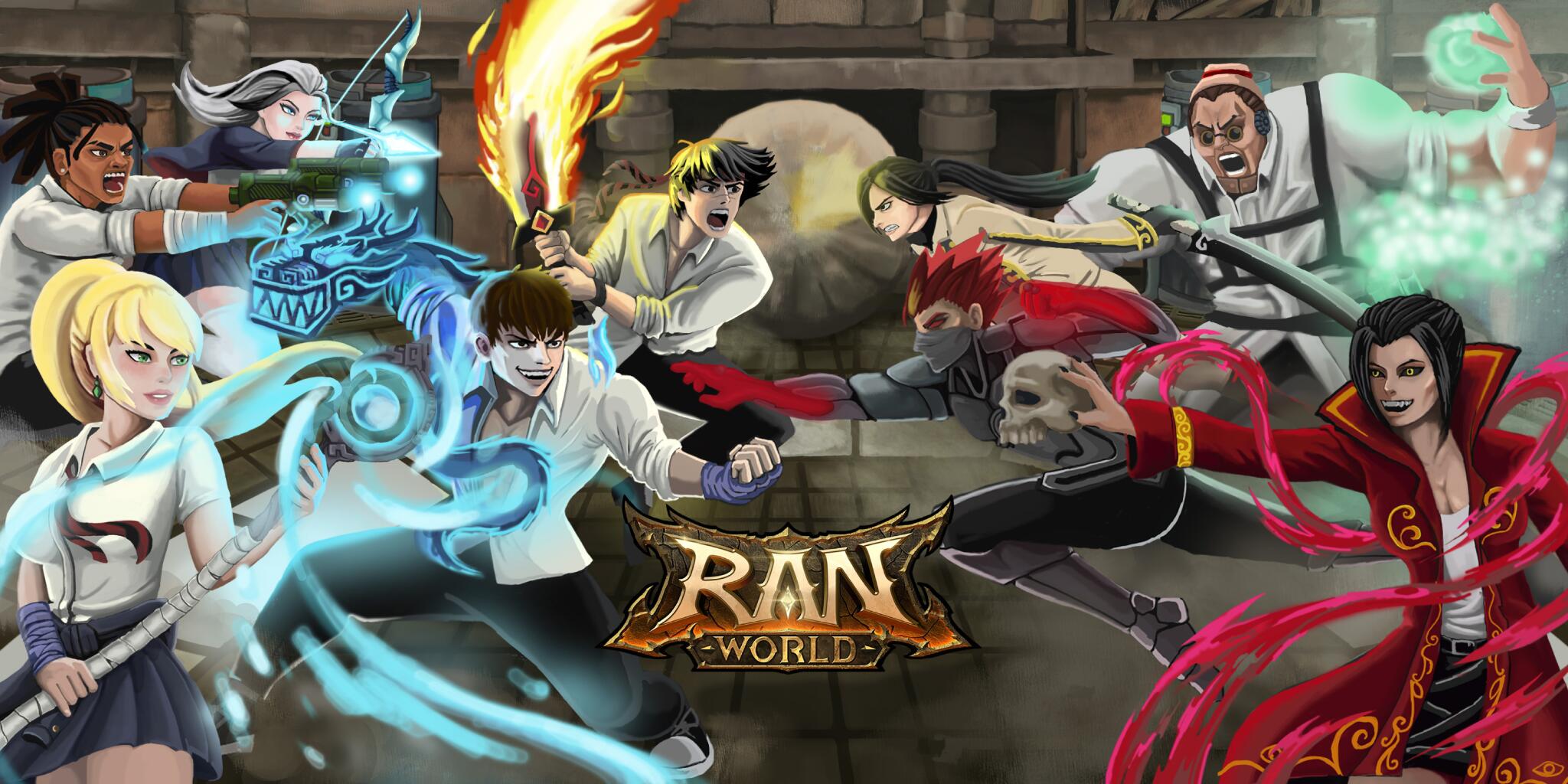 Discovery splash banner for Ran World Discord server