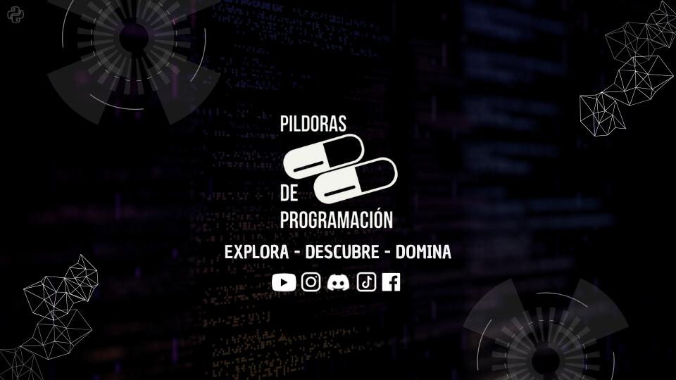 Discovery splash banner for Pildoras de programacion Discord server