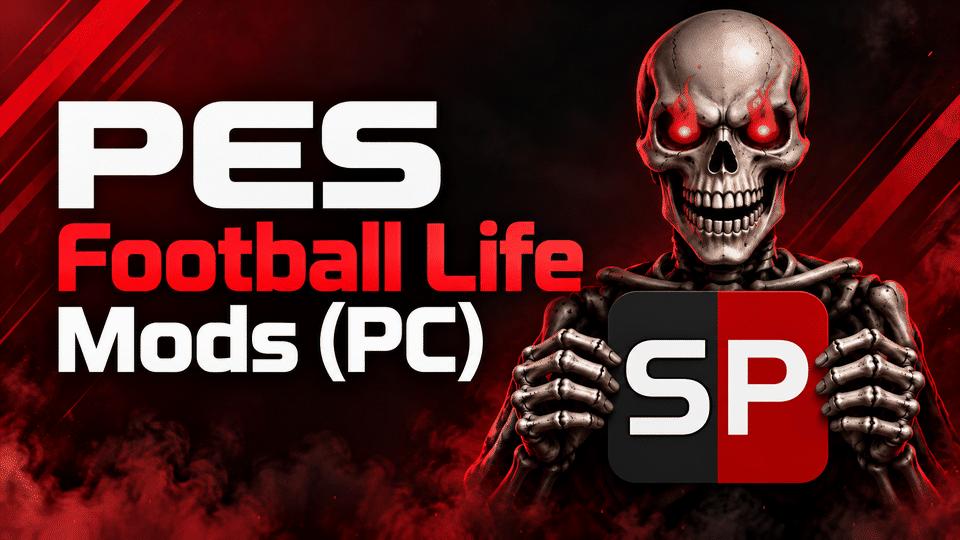 Discovery splash banner for PES Football Life Mods (PC) Discord server