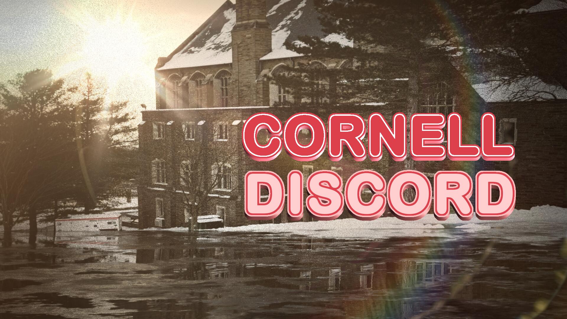 Discovery splash banner for Cornell University Hub Discord server