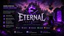 Discovery splash banner for Eternal Network | SMP Discord server