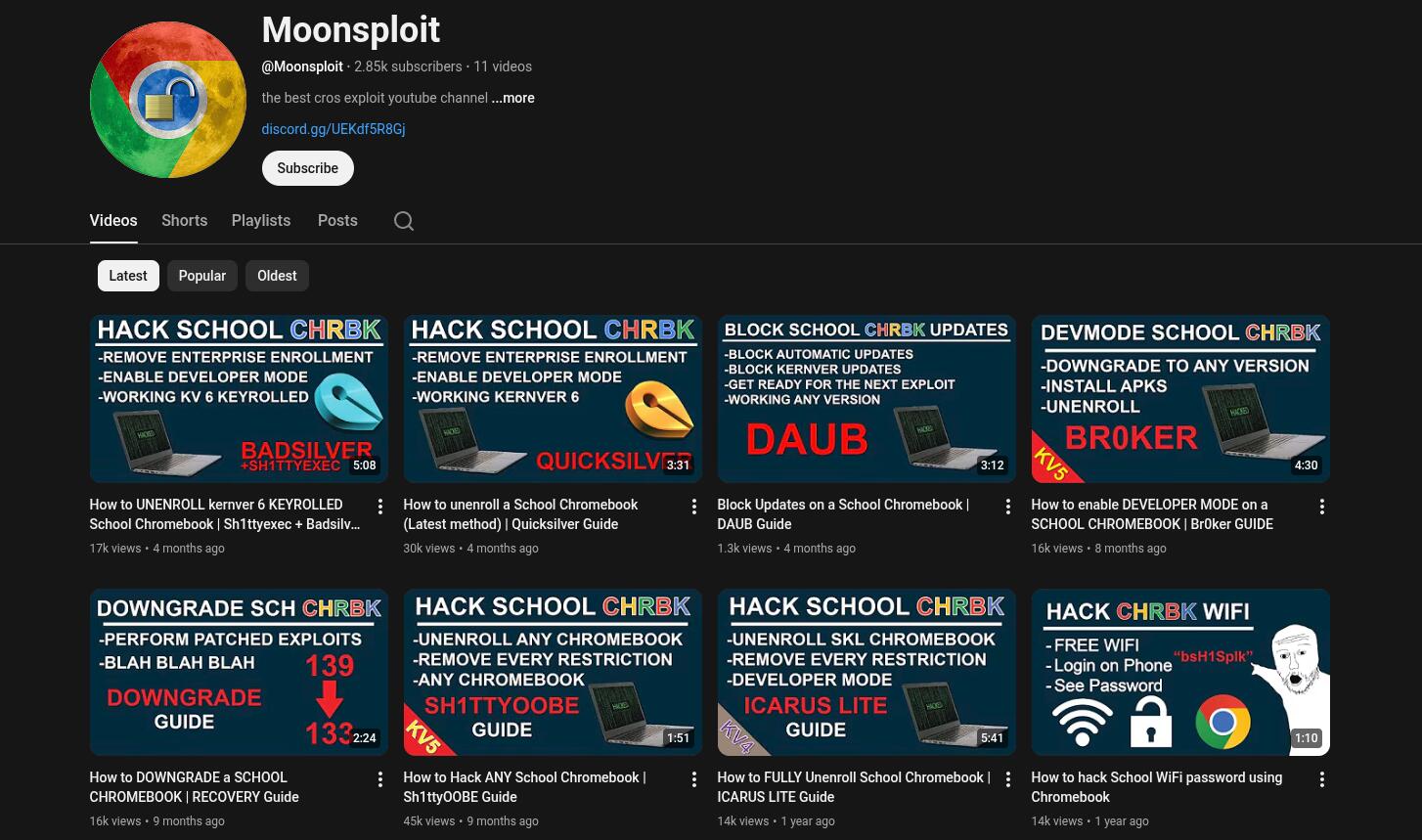 Discovery splash banner for Moonsploit Discord server
