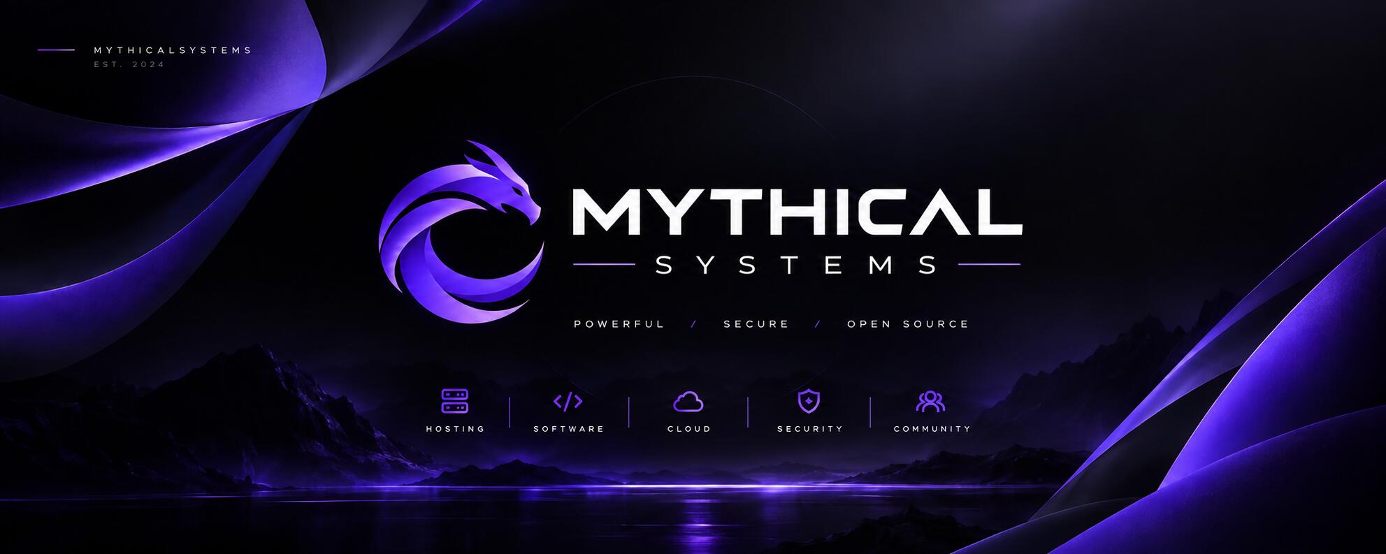 Discovery splash banner for MythicalSystems Studios LLC Discord server