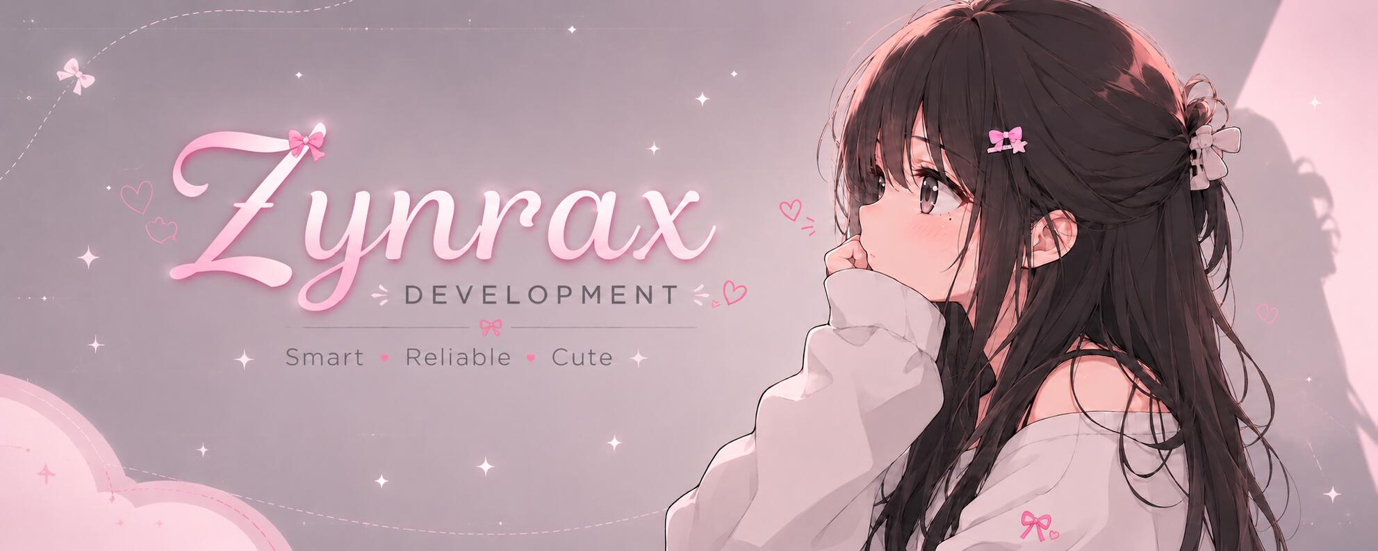 Discovery splash banner for Zynrax Development Discord server