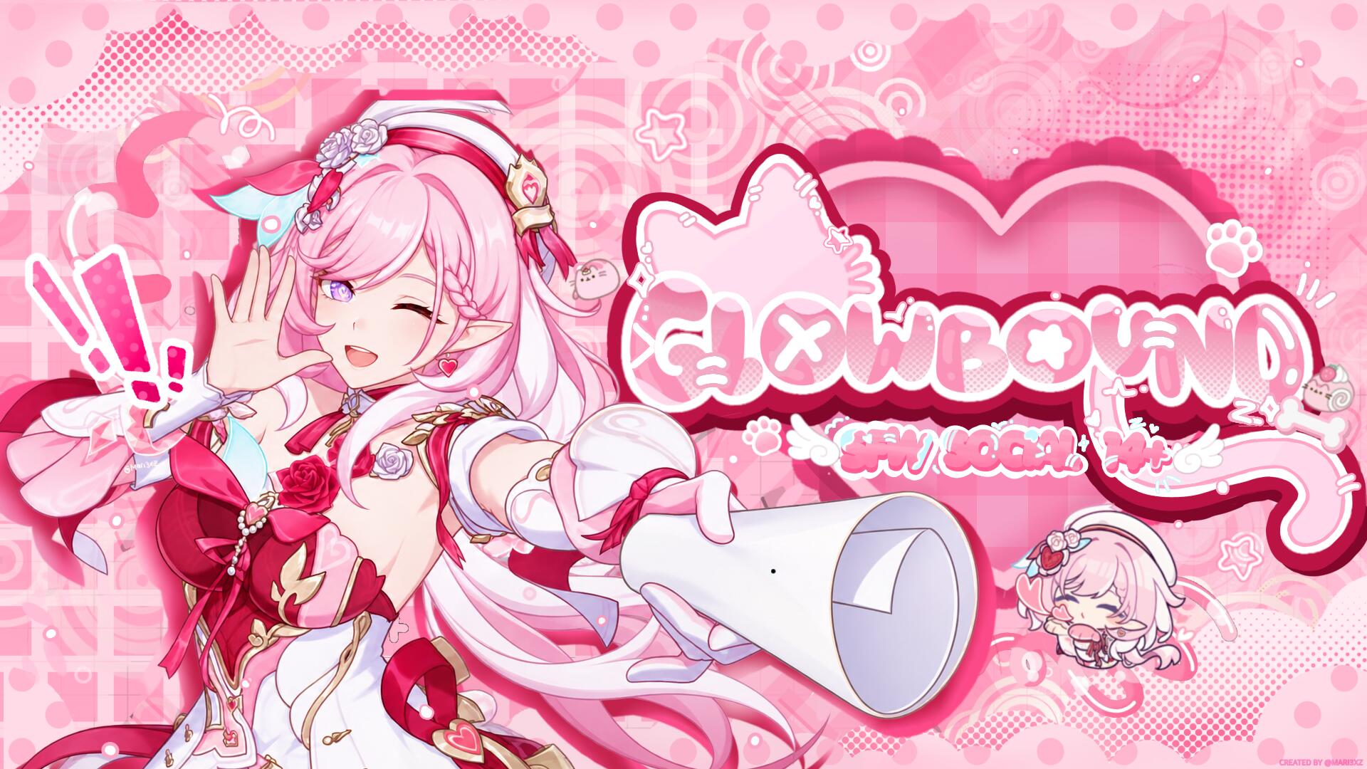 Discovery splash banner for ꒰ა ゜ 𓈒 Glowbound 𓏼 Discord server