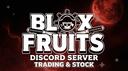 Discovery splash banner for Blox Fruits Trading Server Discord server