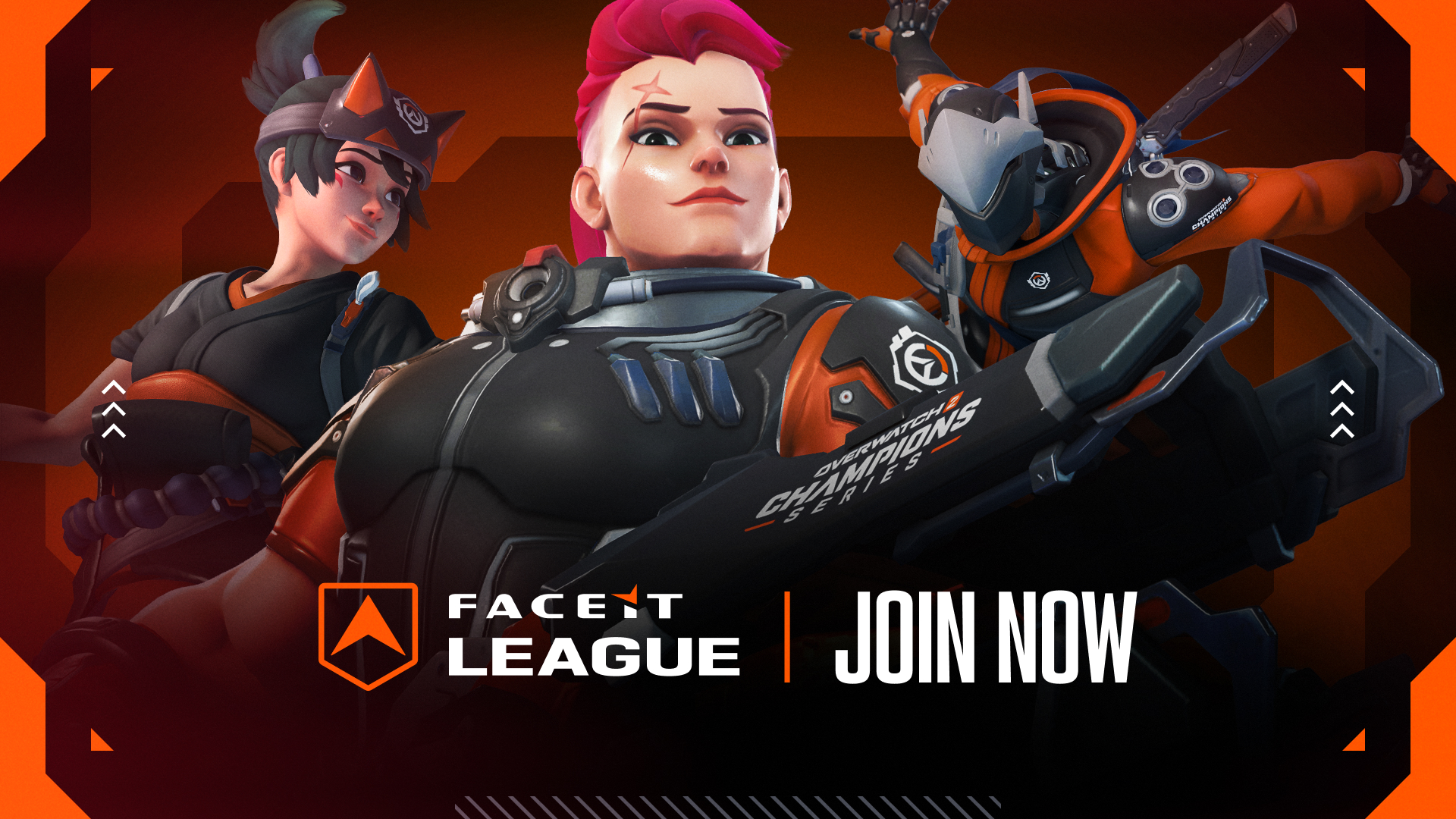 Discovery splash banner for FACEIT Overwatch Discord server