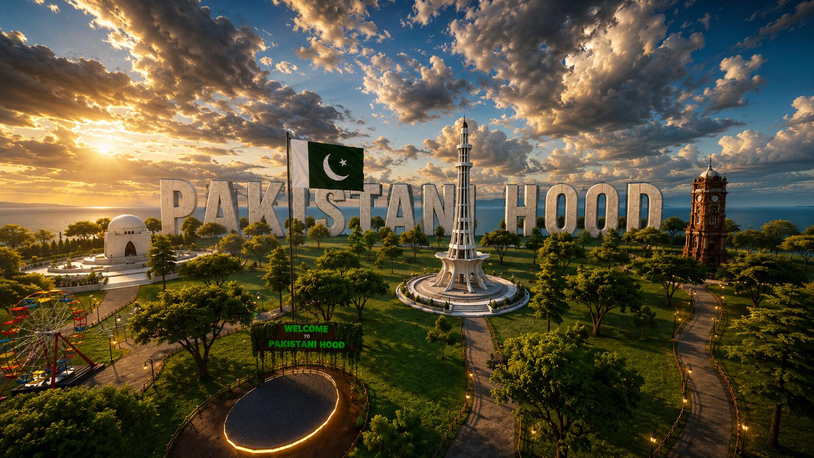 Discovery splash banner for PAKISTANI HOOD Discord server