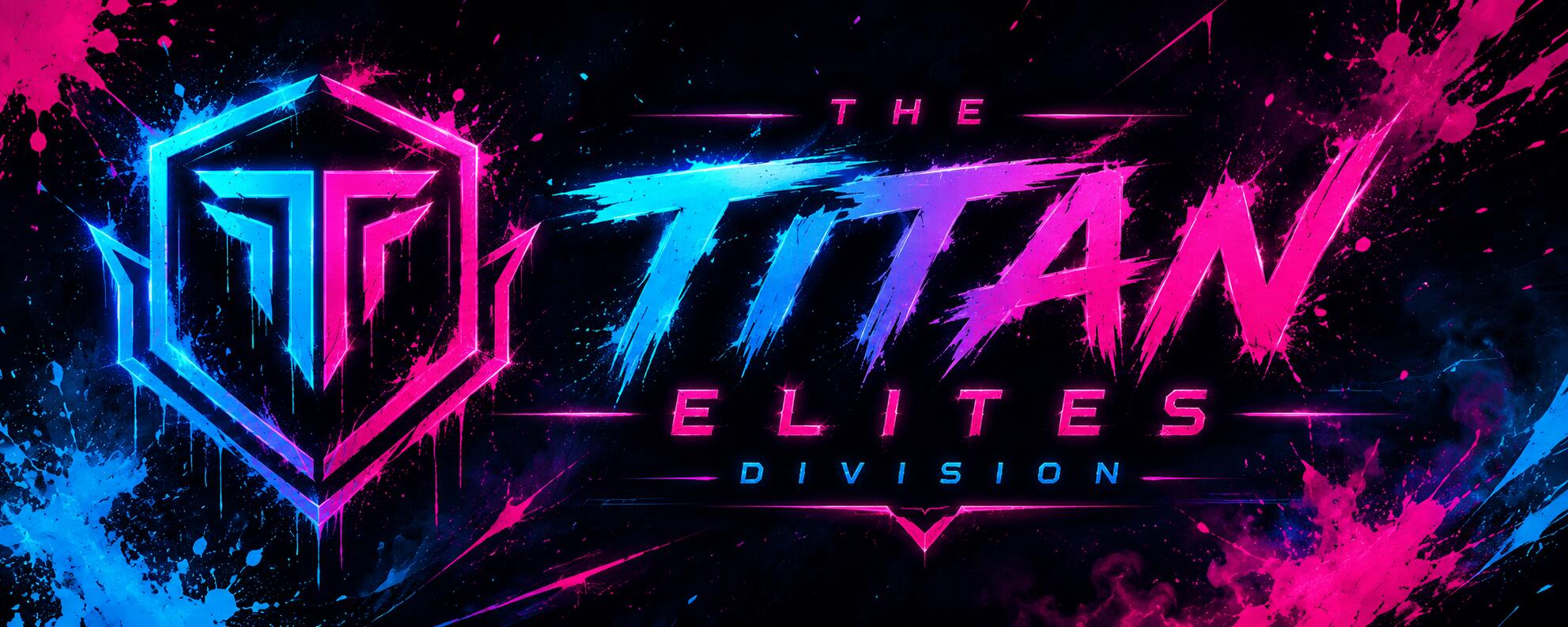 Discovery splash banner for The Titan Elites Division Discord server