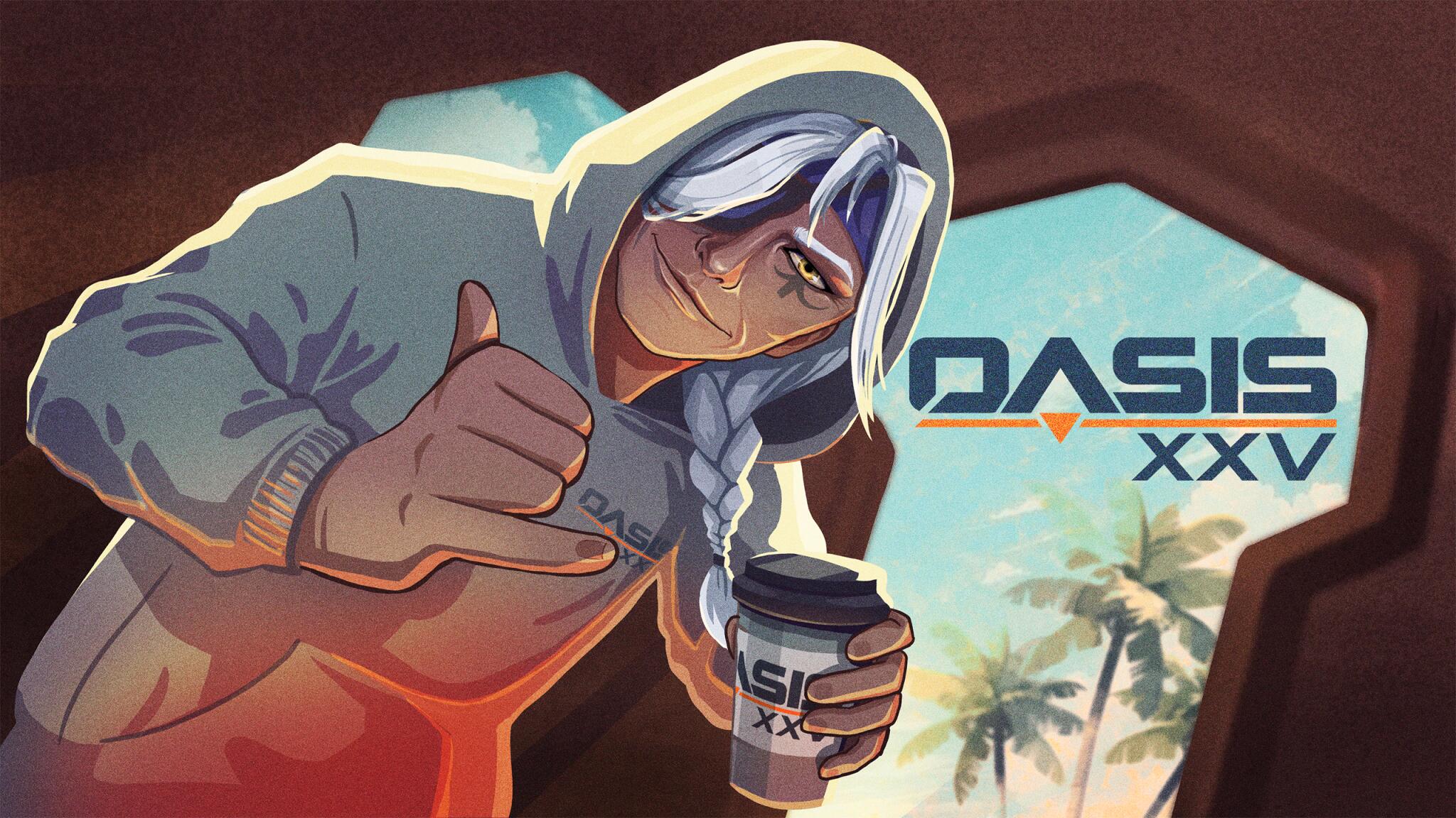 Discovery splash banner for Oasis: XXV Discord server