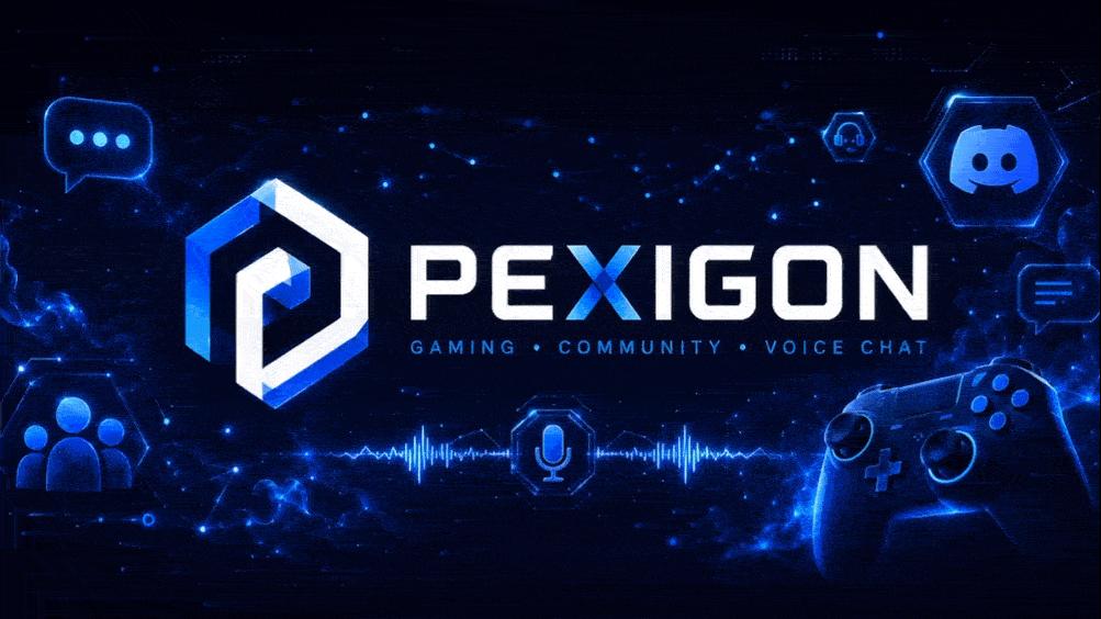 Discovery splash banner for Pexigon Discord server