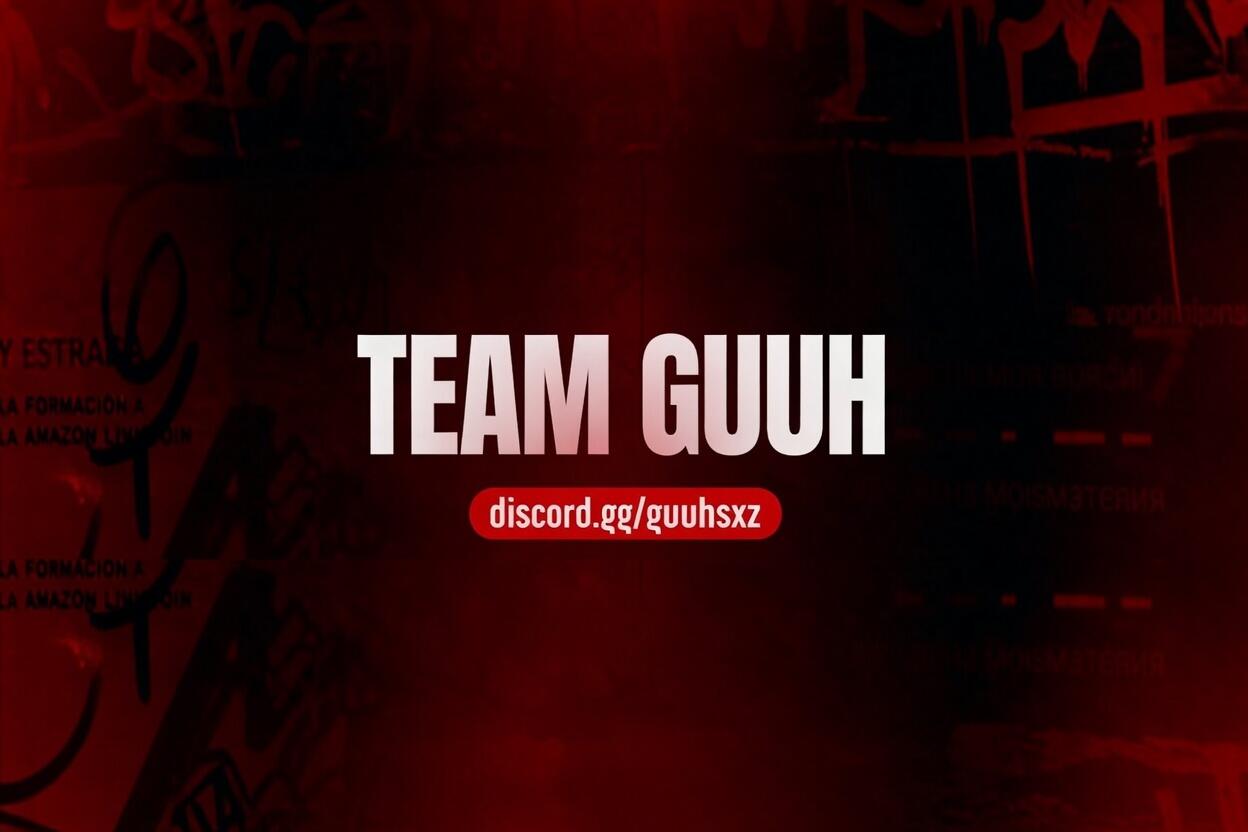 Discovery splash banner for TEAM GUUH - #50K Discord server