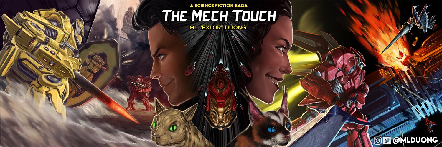 Discovery splash banner for Mechs need codpieces Discord server