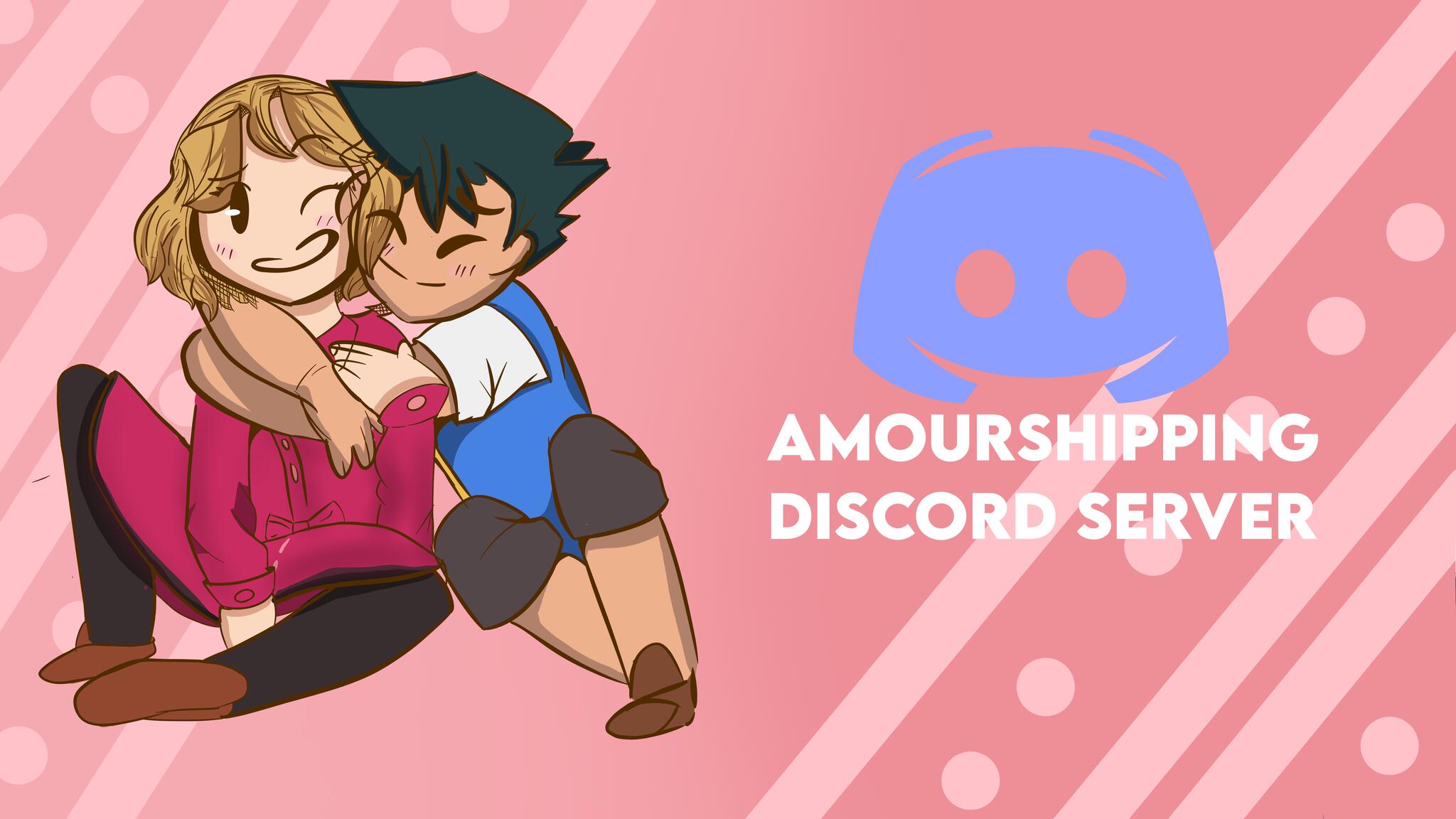Discovery splash banner for The Official Amourshipping Discord Server Discord server