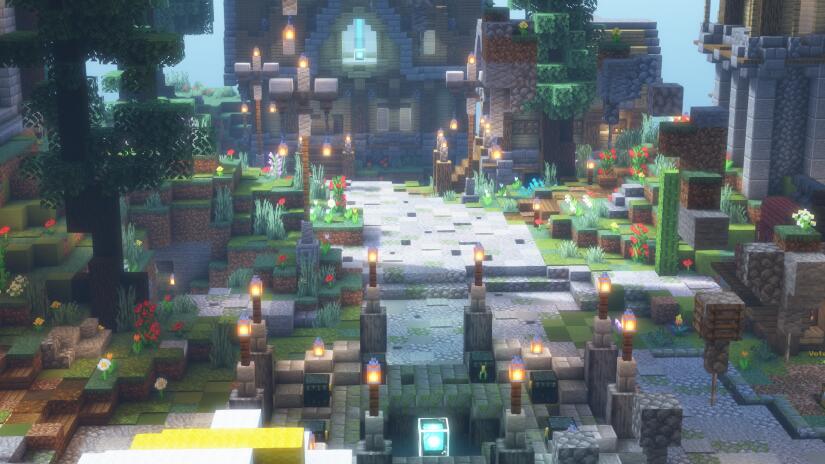 Discovery splash banner for Medieval Vanilla Discord server