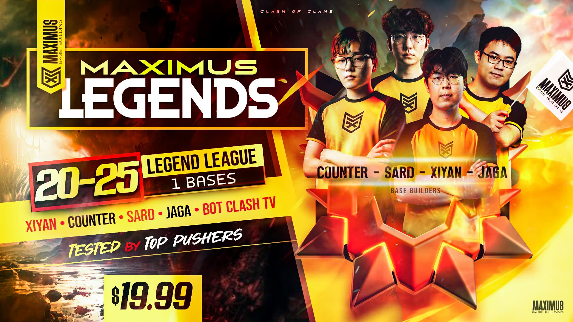 Discovery splash banner for Maximus Base Building Discord server