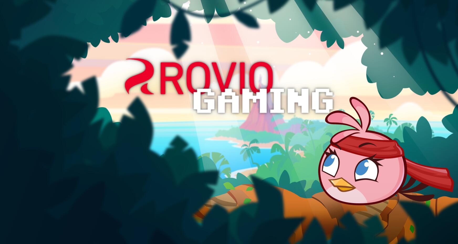 Discovery splash banner for Rovio Gaming Discord server