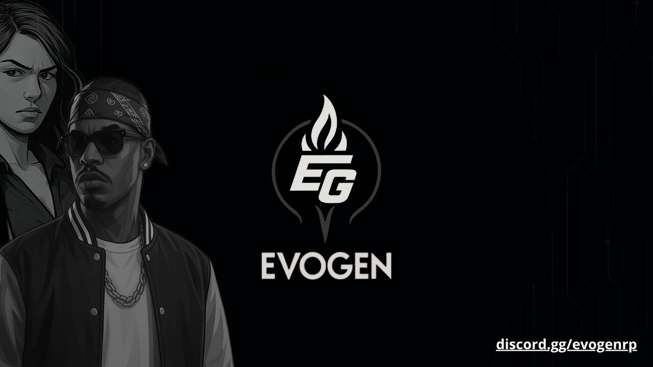 Discovery splash banner for EvoGen RP Discord server