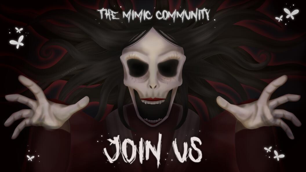 Discovery splash banner for The Mimic Community Discord server